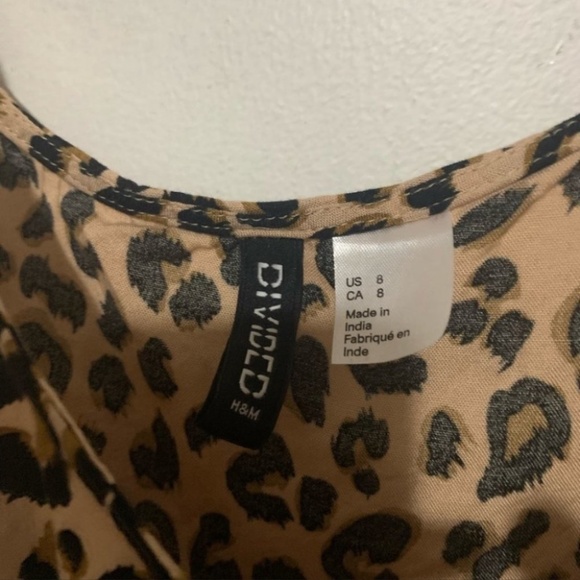 𝅺3/$30 Cheetah print cropped low high cami top Camisole tank - Picture 6 of 6